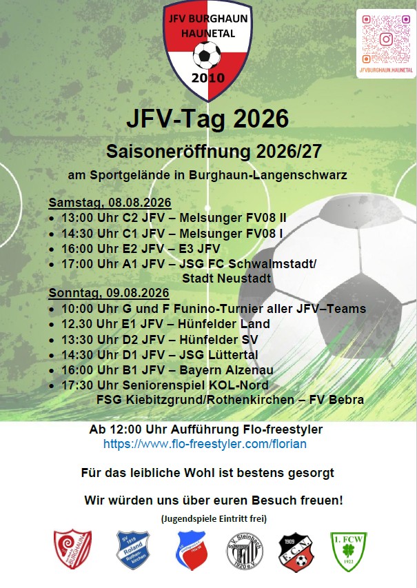 Flyer JFV Tag 2026